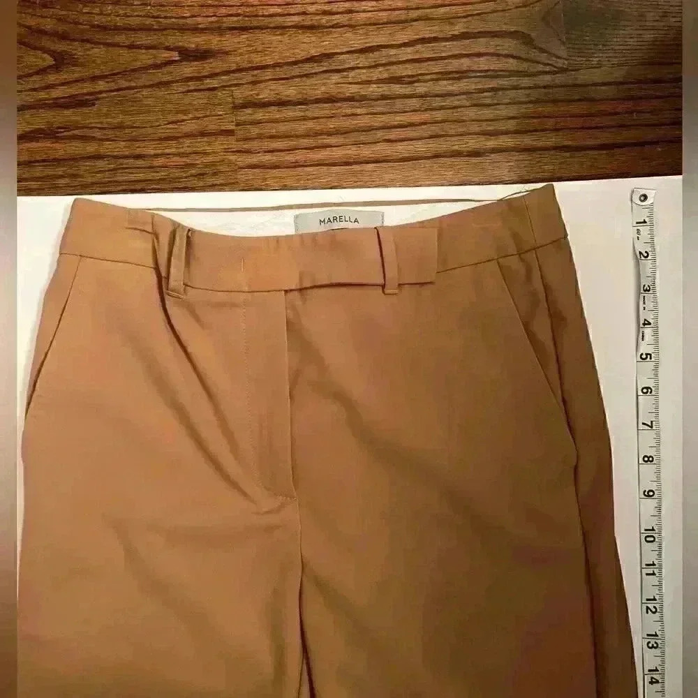 Marella Dress Pants in tan US size 6 - Picture 5 of 6